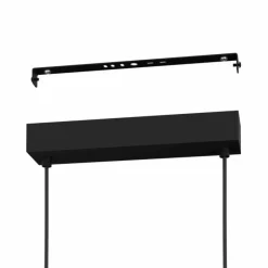 Luminaires Eglo Suspension Eglo CARANACOA LED Noir, 5 lumières* Éclairage Led