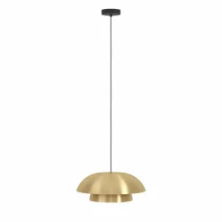 Lampes Dorées-Luminaires Eglo Suspension Eglo CENCIARA Noir, 1 lumière