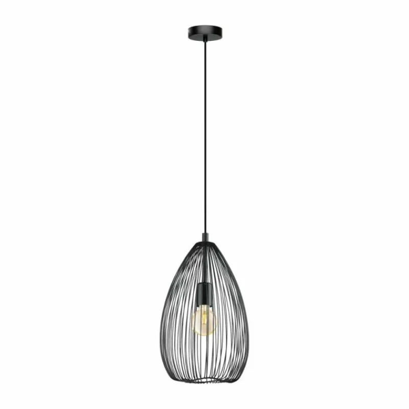 Luminaires Eglo Suspension Eglo CLEVEDON Noir, 1 lumière* Suspensions