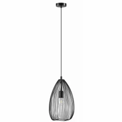 Luminaires Eglo Suspension Eglo CLEVEDON Noir, 1 lumière* Suspensions