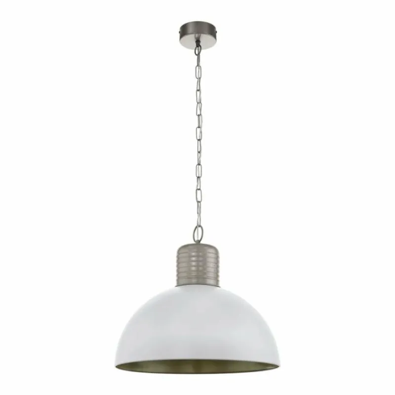 Lampes Industrielles-Luminaires Eglo Suspension EGLO COLDRIDGE Gris, 1 lumière