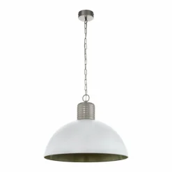 Lampes Industrielles-Luminaires Eglo Suspension EGLO COLDRIDGE Gris, 1 lumière