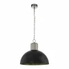 Lampes Industrielles-Luminaires Eglo Suspension EGLO COLDRIDGE Gris, 1 lumière