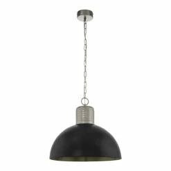 Lampes Industrielles-Luminaires Eglo Suspension EGLO COLDRIDGE Gris, 1 lumière