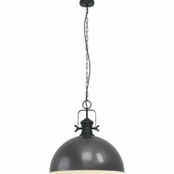 Lampes Industrielles-Luminaires Eglo Suspension EGLO COMBWICH Crème, Noir, 1 lumière