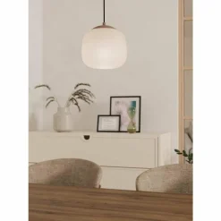 Luminaires Eglo Suspension Eglo COMINIO Taupe, 1 lumière