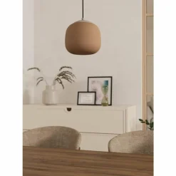 Luminaires Eglo Suspension Eglo COMINIO Taupe, 1 lumière