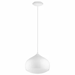 Luminaires Eglo Suspension EGLO connect COMBA-C LED Blanc, 1 lumière, Changeur de couleurs