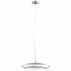 Luminaires Eglo Suspension EGLO connect MONEVA-C LED Nickel mat, 1 lumière, Changeur de couleurs