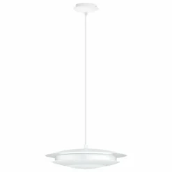 Luminaires Eglo Suspension EGLO connect MONEVA-C LED Blanc, 1 lumière, Changeur de couleurs