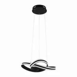 Luminaires Eglo Suspension Eglo CORREDERA LED Noir, 2 lumières* Éclairage Led