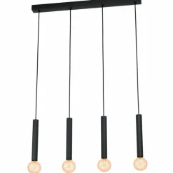 Luminaires Eglo Suspension Eglo CORTENOVA Noir, 4 lumières* Suspensions