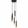 Luminaires Eglo Suspension Eglo CORTENOVA Noir, 5 lumières* Suspensions
