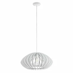 Luminaires Scandinaves-Luminaires Eglo Suspension Eglo COSSANO 2 Blanc, 1 lumière