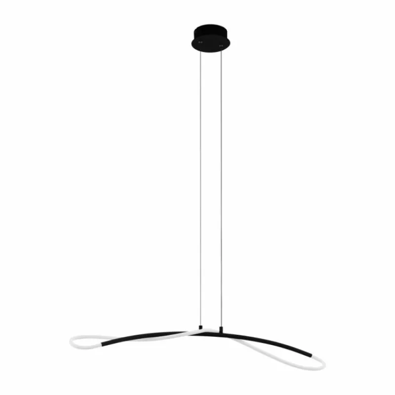 Luminaires Eglo Suspension Eglo EGIDONELLA LED Noir, 1 lumière* Éclairage Led