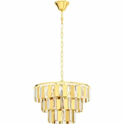 Luminaires Eglo Suspension Eglo ERSEKA Laiton, 5 lumières* Suspensions