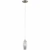 Luminaires Eglo Suspension Eglo FARSALA LED Nickel mat, 1 lumière