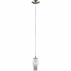 Luminaires Eglo Suspension Eglo FARSALA LED Nickel mat, 1 lumière