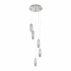 Luminaires Eglo Suspension Eglo FARSALA LED Nickel mat, 5 lumières