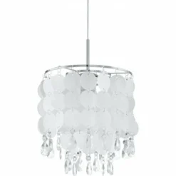 Luminaires Antiques-Luminaires Eglo Suspension Eglo FEDRA 2 Chrome