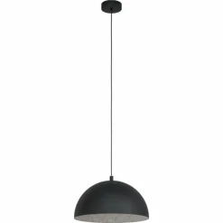 Luminaires Eglo Suspension Eglo GAETANO Gris, Noir, 1 lumière* Suspensions