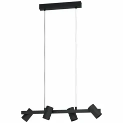 Luminaires Eglo Suspension Eglo GATUELA Noir, 4 lumières* Suspensions