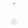 Luminaires Scandinaves-Luminaires Eglo Suspension Eglo HAMBLETON Nickel mat, 1 lumière