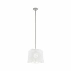 Luminaires Scandinaves-Luminaires Eglo Suspension Eglo HAMBLETON Nickel mat, 1 lumière
