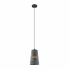 Lampes Dorées-Luminaires Eglo Suspension EGLO HONEYBOURNE Noir, 1 lumière