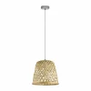 Style Boho-Chic-Luminaires Eglo Suspension EGLO KIRKCOLM Nickel mat, 1 lumière