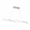 Luminaires Eglo Suspension Eglo LASANA 2 LED Chrome, 3 lumières* Éclairage Led