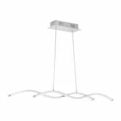 Luminaires Eglo Suspension Eglo LASANA 2 LED Chrome, 2 lumières* Éclairage Led