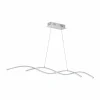 Luminaires Eglo Suspension Eglo LASANA 2 LED Chrome, 2 lumières* Éclairage Led