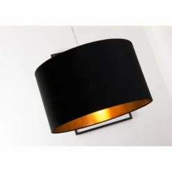 Lampes En Tissu-Luminaires Eglo Suspension Eglo Leuchten Maserlo Nickel mat, 1 lumière