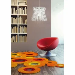 Luminaires Scandinaves-Luminaires Eglo Suspension Eglo LOCUBIN Blanc, 1 lumière