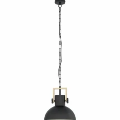 Lampes Industrielles-Luminaires Eglo Suspension EGLO LUBENHAM Brun, Noir, 1 lumière