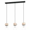 Luminaires Eglo Suspension Eglo MADRESELVA Noir, 3 lumières