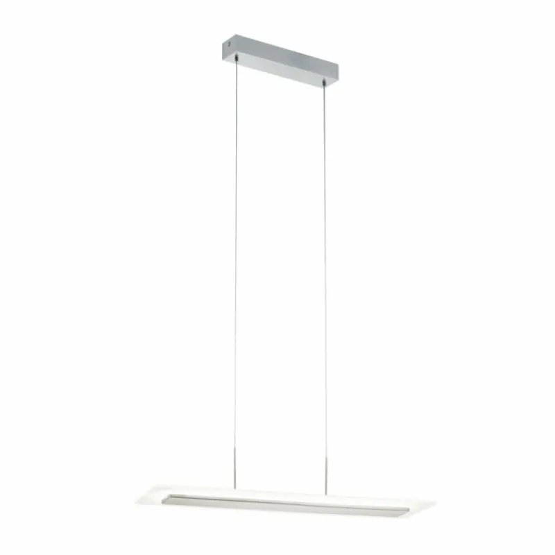 Luminaires Eglo Suspension Eglo MANRESA LED Nickel mat, 1 lumière* Éclairage Led