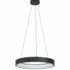 Luminaires Eglo Suspension Eglo MARGHERA-Z LED Noir, 4 lumières, Changeur de couleurs
