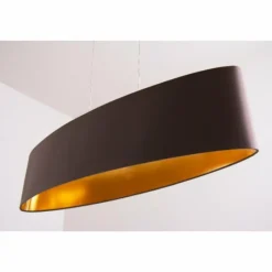 Lampes En Tissu-Luminaires Eglo Suspension Eglo Maserlo cappuccino Nickel mat, 2 lumières