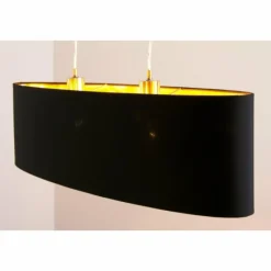 Lampes En Tissu-Luminaires Eglo Suspension Eglo Maserlo Nickel mat, 2 lumières