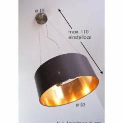 Lampes En Tissu-Luminaires Eglo Suspension Eglo Maserlo Nickel mat, 3 lumières