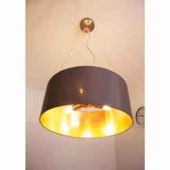 Lampes En Tissu-Luminaires Eglo Suspension Eglo Maserlo Nickel mat, 3 lumières