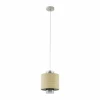 Luminaires Eglo Suspension Eglo MEDIOUNA Crème, 1 lumière