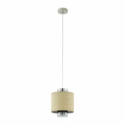 Luminaires Eglo Suspension Eglo MEDIOUNA Crème, 1 lumière