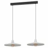 Luminaires Eglo Suspension Eglo MINIERE Noir, 2 lumières* Suspensions