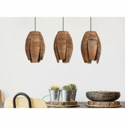 hofstein Suspension Eglo MONGU Noir, 3 lumières