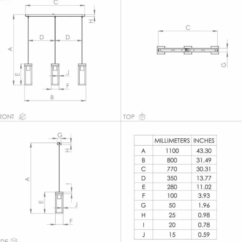 Lampes En Bois-Luminaires Eglo Suspension Eglo NAFFERTON Écru, Noir, 3 lumières