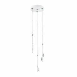 Luminaires Eglo Suspension Eglo OLINDRA LED Blanc, 6 lumières* Éclairage Led