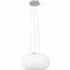 Luminaires Eglo Suspension Eglo OPTICA Nickel mat, 2 lumières